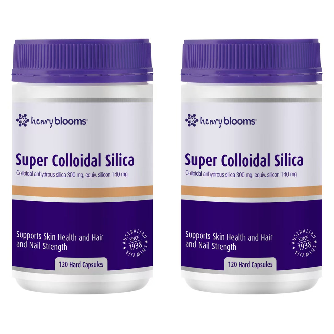 Henry Blooms Super Colloidal Silica 120 Capsules