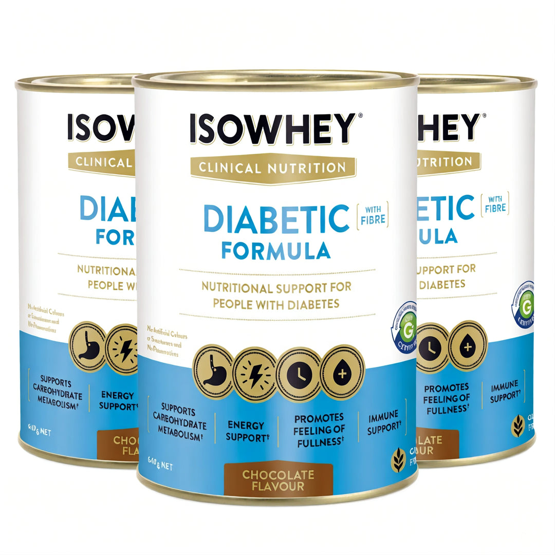 IsoWhey Clinical Nutrition Diabetic Formula Chocolate 640g