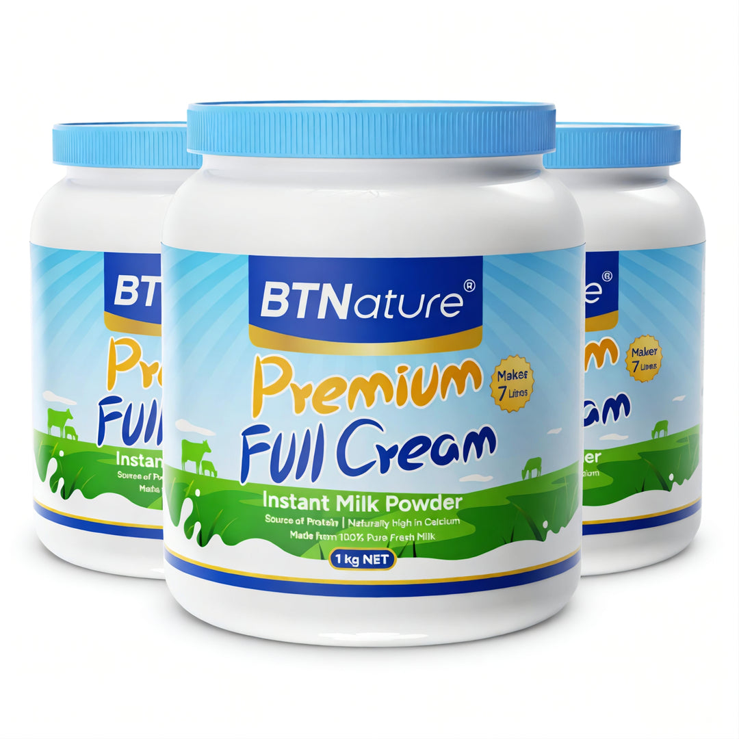 BTNature® Blue One™ 优质全脂速溶奶粉 1公斤