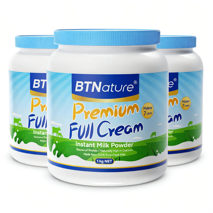 BTNature® Blue One™ 优质全脂速溶奶粉 1公斤