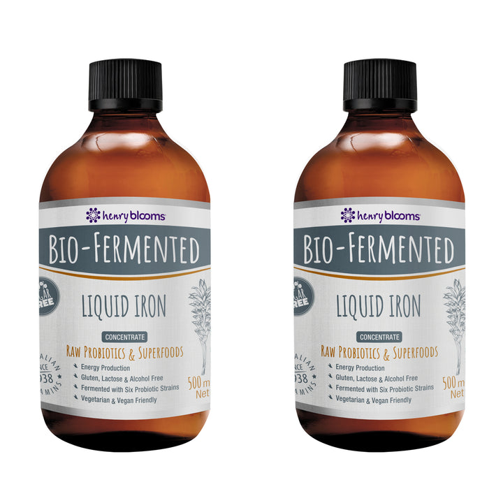 Henry Blooms Bio-Fermented Liquid Iron 500 mL