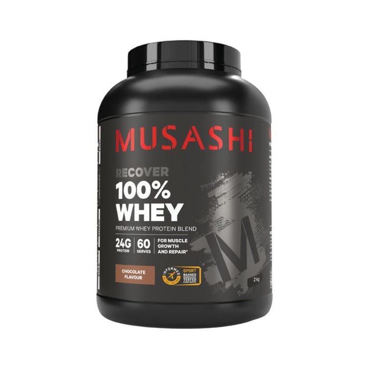 Musashi 100% Whey Protein Powder Chocolate 2kg
