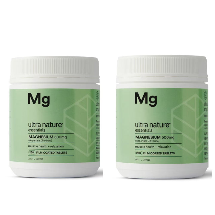 Ultra Nature Magnesium 500mg 250 Tablets