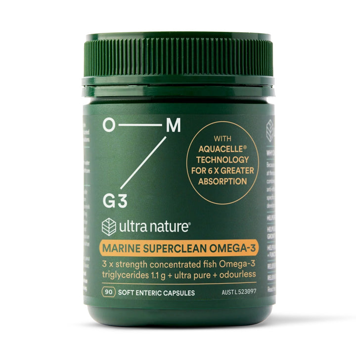 Ultra Nature Marine SuperClean Omega-3 90 Capsules