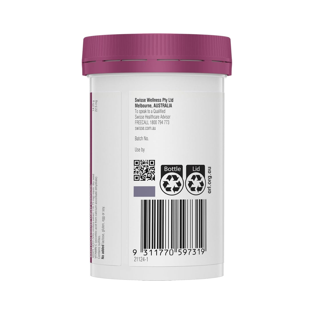 Swisse Beauty Grape Seed 180 Tablets