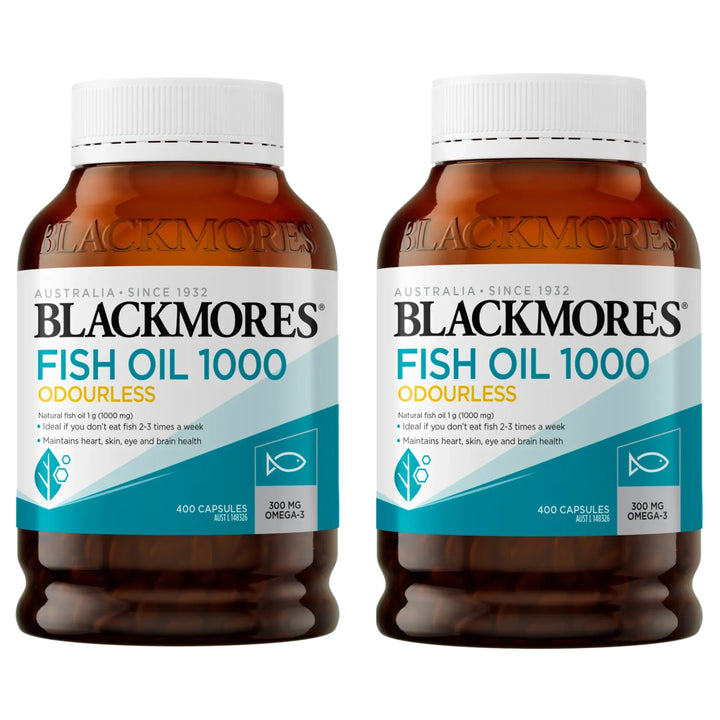 Blackmores Fish Oil 1000 Odourless 400 Capsules