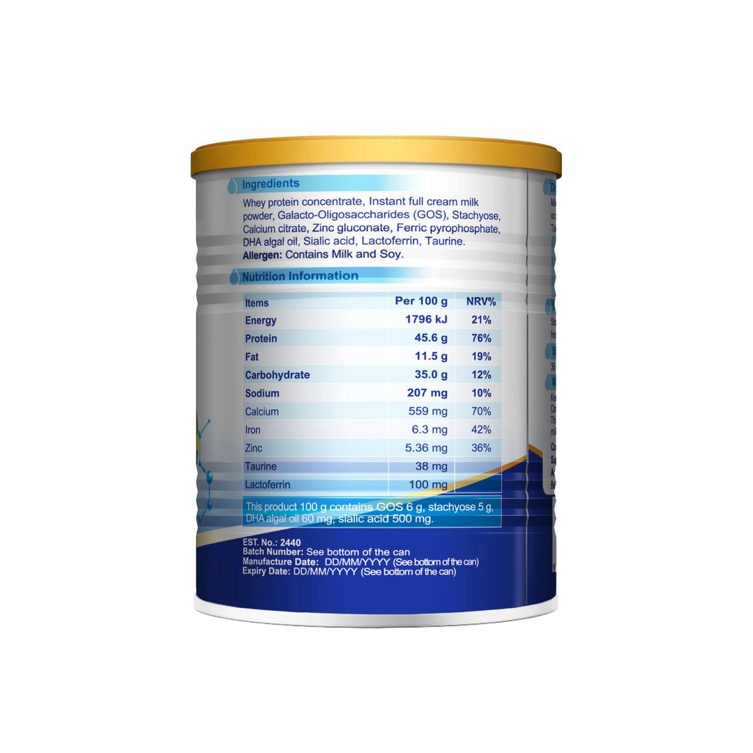 Neurio Formulated Milk Powder with Lactoferrin + Sialic Acid 120g