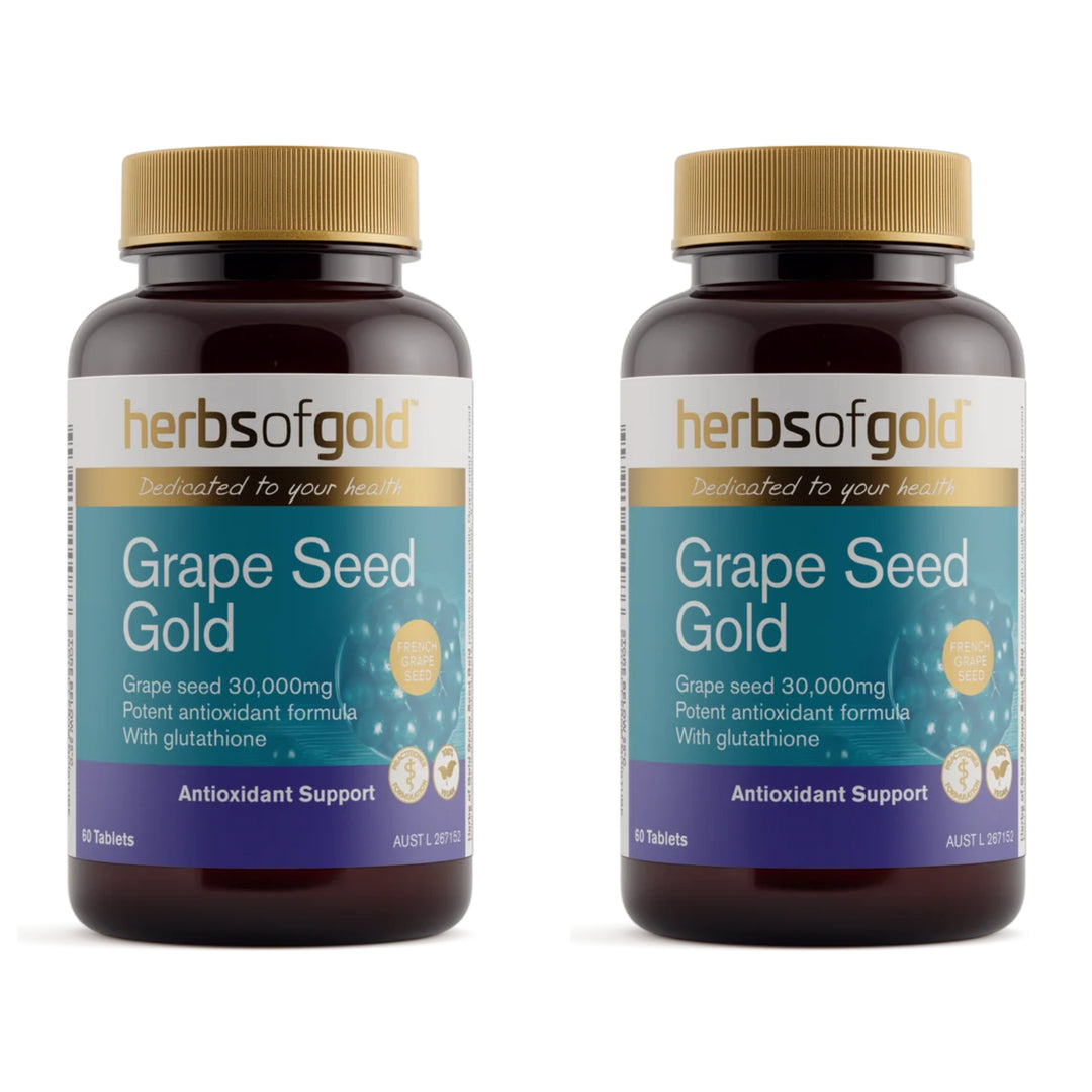Herbs of Gold Grape Seed Gold 60 Tablets