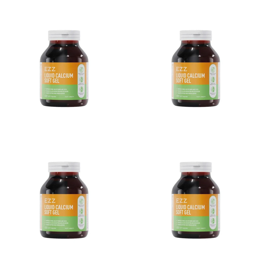 EZZ Liquid Calcium Soft Gel 120 Capsules