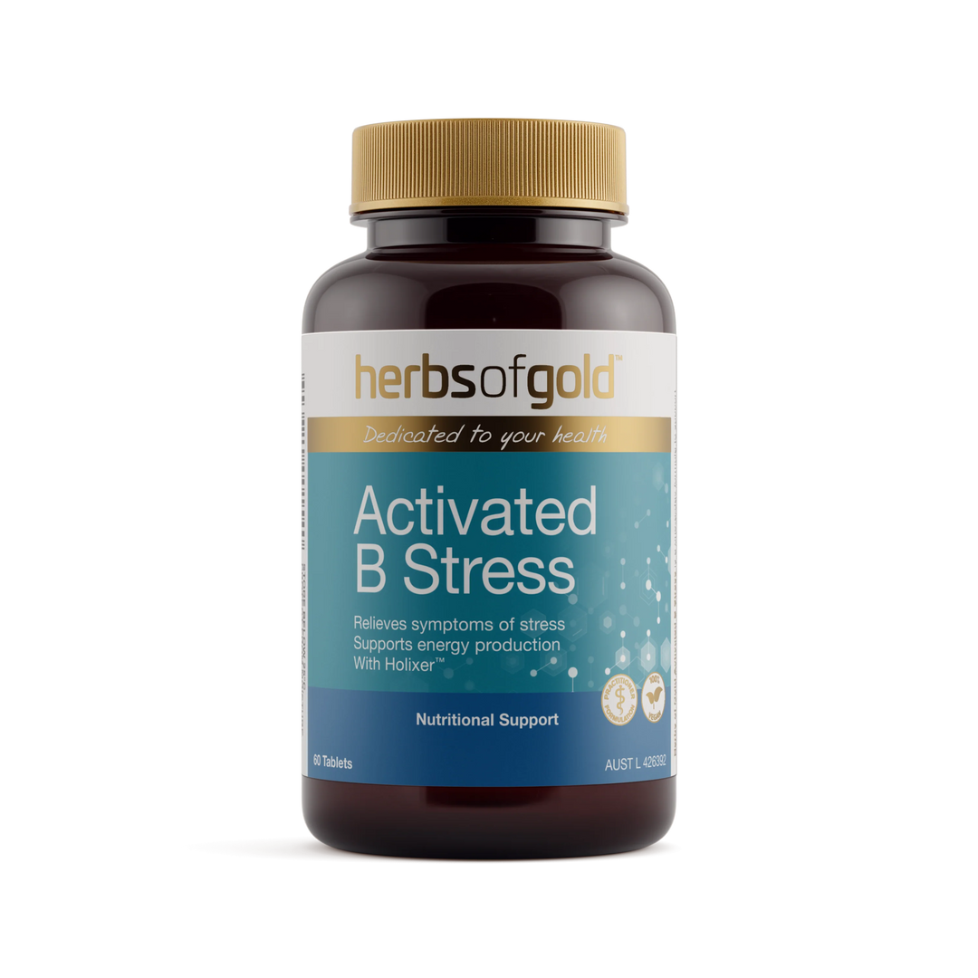 Herbs of Gold Activated B Stress 60 Tablets