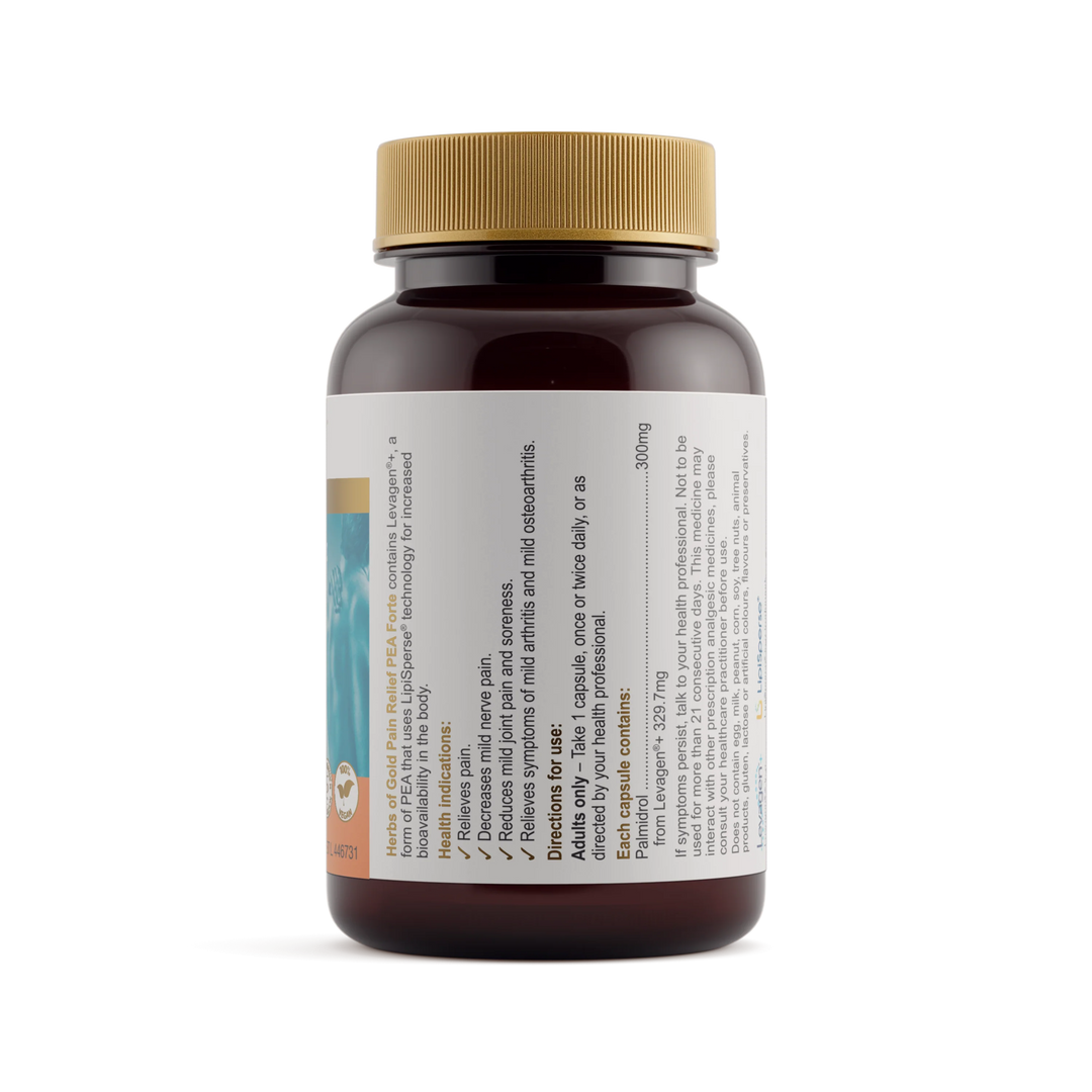 Herbs of Gold Pain Relief PEA Forte 42 Capsules