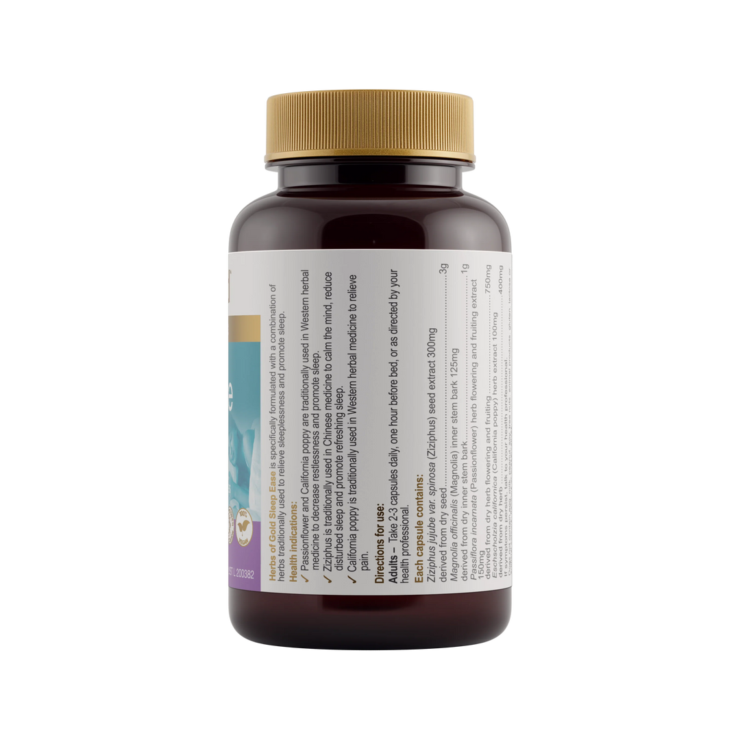 Herbs of Gold Sleep Ease 60 Capsules