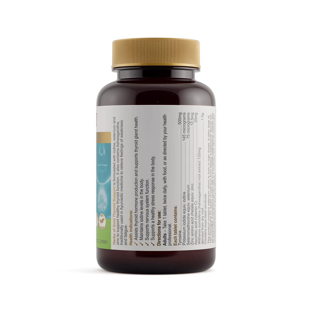 Herbs of Gold Thyroid Support 60 Tablets
