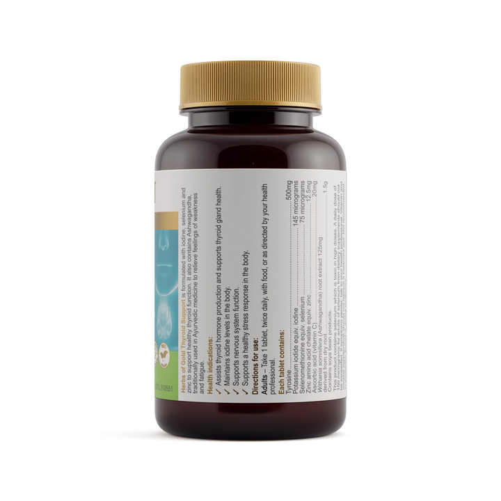 Herbs of Gold Thyroid Support 60 Tablets