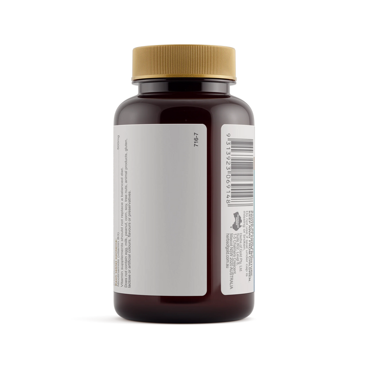 Herbs of Gold Vitamin B3 500mg 60 Tablets