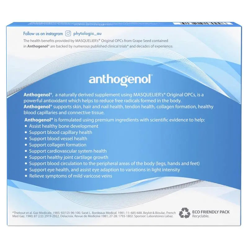 Henry Blooms Phytologic Anthogenol® 100 Capsules