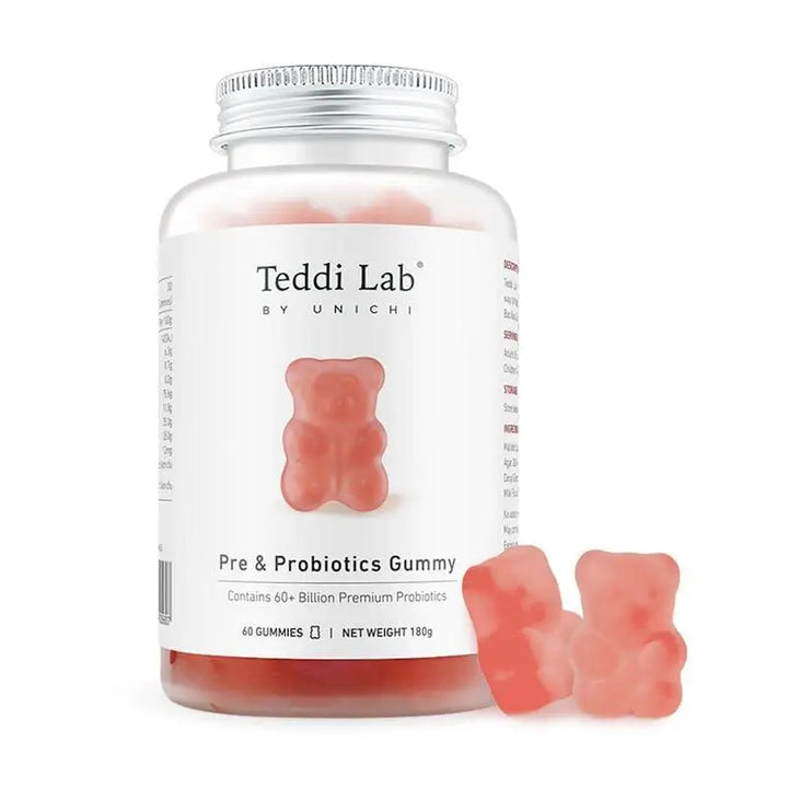 Teddi Lab by Unichi Pre &amp; Probiotics Gummy 60 Gummies