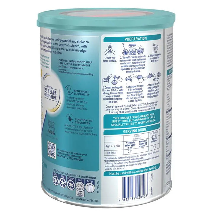 Nestlé NAN OPTIPRO 3 Premium Toddler Powder 800g