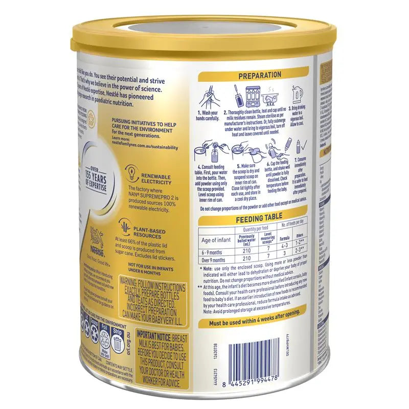 Nestlé NAN SUPREMEpro 2 Premium Baby Follow-on Formula Powder 800g