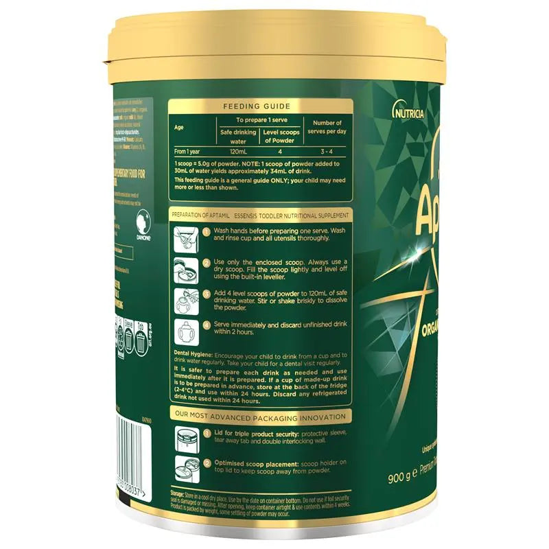 Aptamil Essensis Organic A2 Protein Stage 3 900g