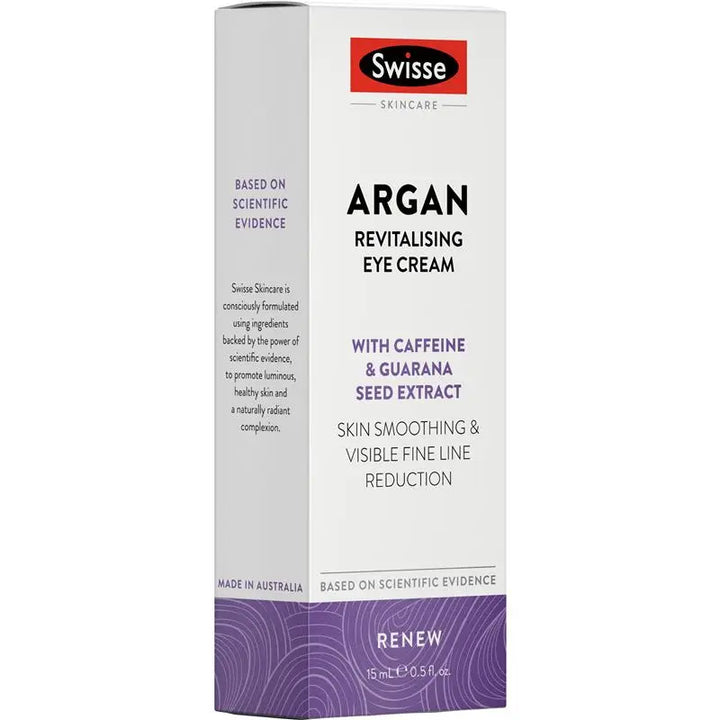 Swisse Skincare Argan Revitalising Eye Cream 15ml