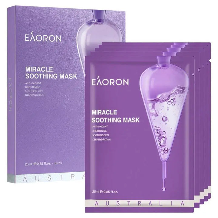 Eaoron Miracle Soothing Mask（5 Masks × 25 mL Each）