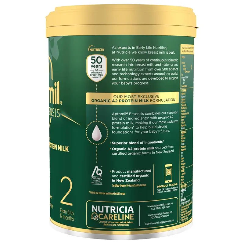 Aptamil Essensis Organic A2 Protein Stage 2 900g