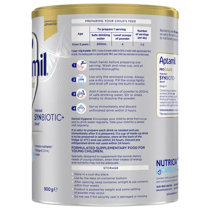Aptamil Profutura Synbiotic+ Stage 4 Junior Formula 900g
