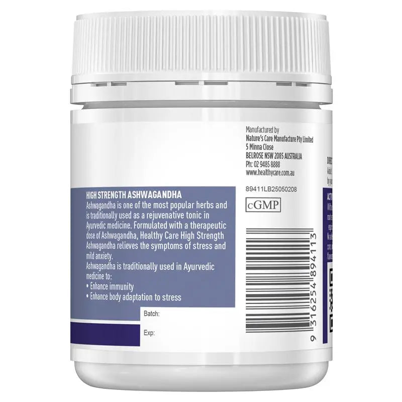 Healthy Care High Strength Ashwagandha 60 Tablets