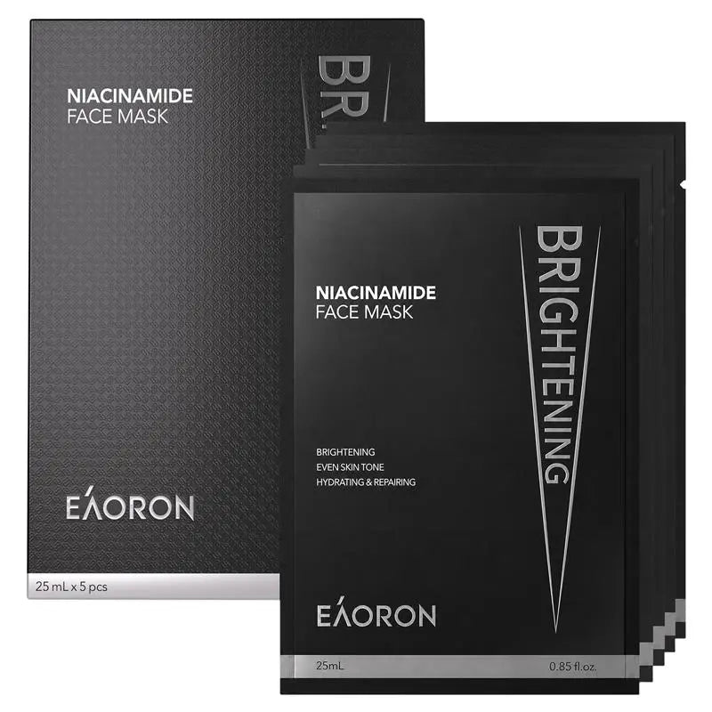 Eaoron Niacinamide Face Mask（5 Masks × 25 mL Each）