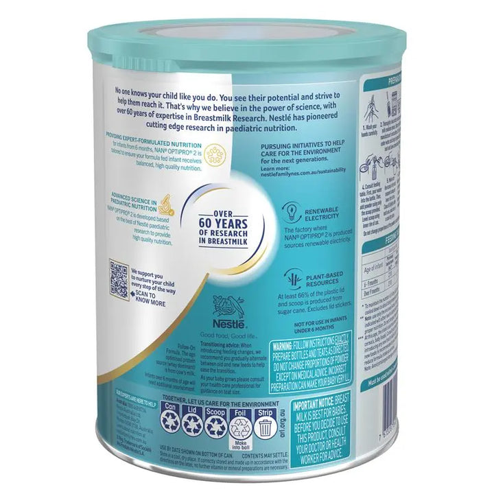 Nestlé NAN OPTIPRO 2 Premium Formula Powder 800g