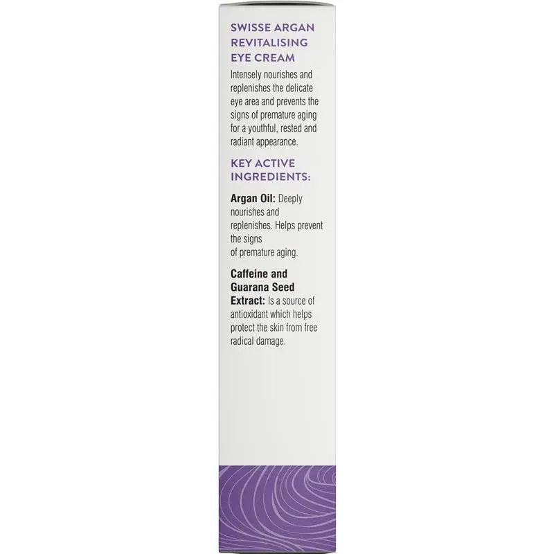 Swisse Skincare Argan Revitalising Eye Cream 15ml
