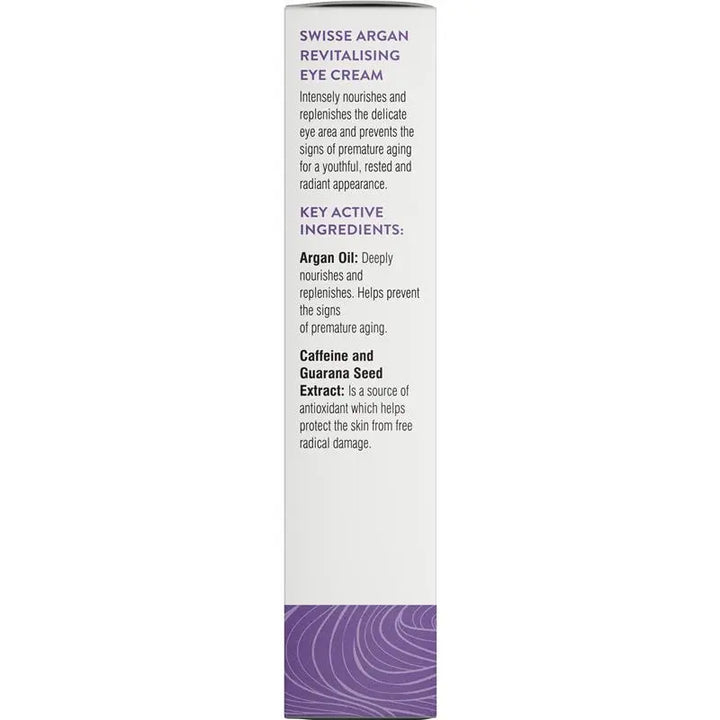 Swisse Skincare Argan Revitalising Eye Cream 15ml