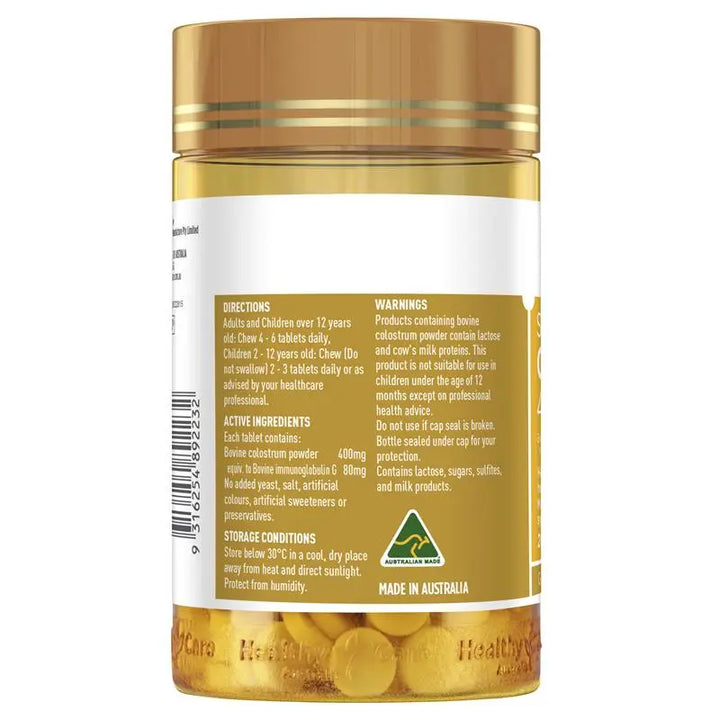 Healthy Care Super Colostrum 400mg 200 Tablets