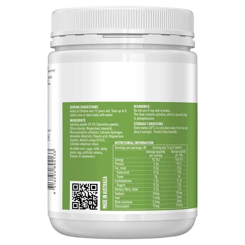 Healthy Care Super Spirulina 1000mg 400 Tablets