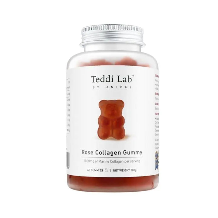 Teddi Lab by Unichi Rose Collagen Gummy 60 Gummies