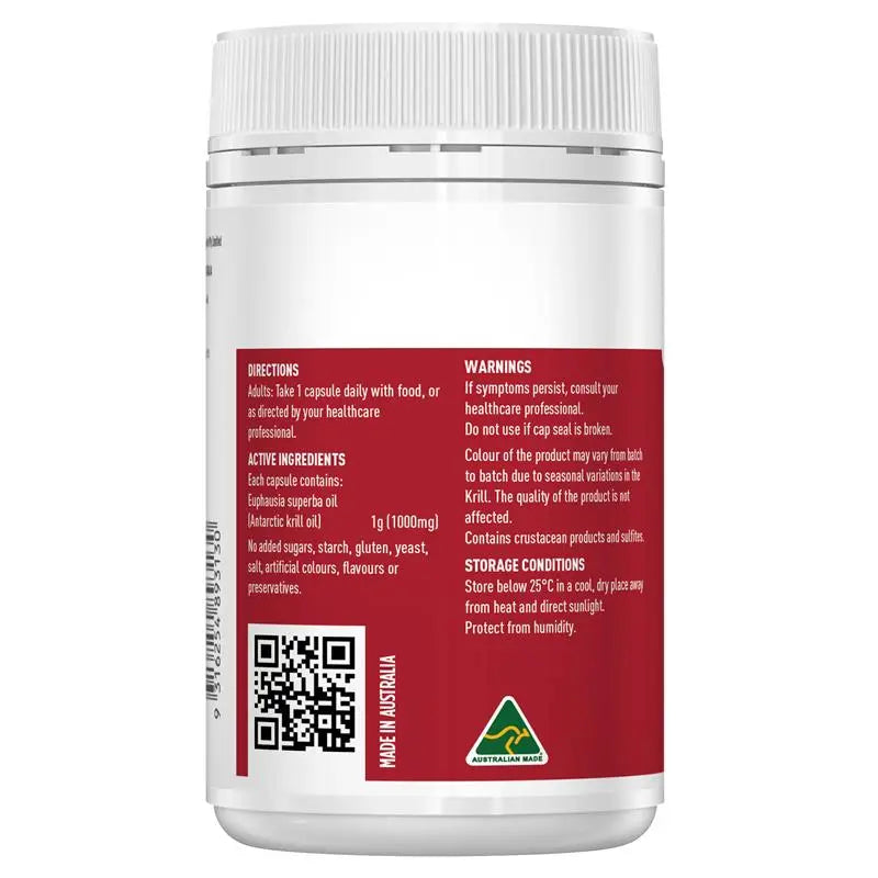 Healthy Care Wild Krill Oil 1000mg 60 Capsules