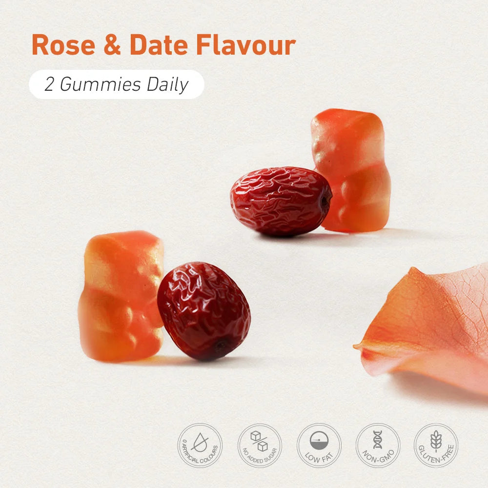 Teddi Lab by Unichi Rose Iron Gummy 60 Gummies