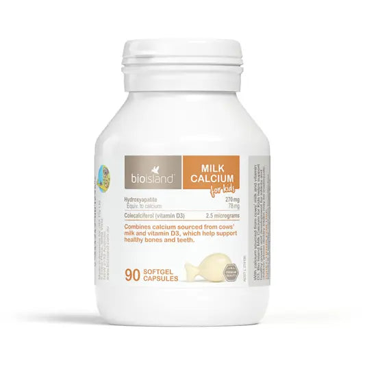 Bio Island Milk Calcium Kids 90 Capsules