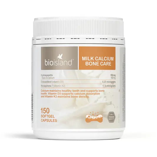 Bio Island Milk Calcium Bone Care 150 Capsules