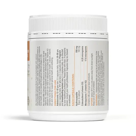 Bio Island Milk Calcium Bone Care 150 Capsules