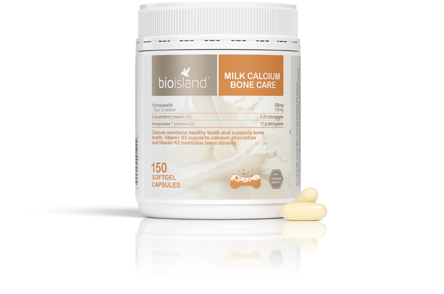 Bio Island Milk Calcium Bone Care 150 Capsules