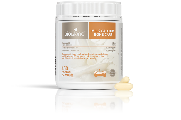 Bio Island Milk Calcium Bone Care 150 Capsules